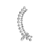 Women's Star Crystal Ear Clip Earrings