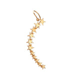 Women's Star Crystal Ear Clip Earrings
