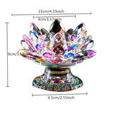 Decor: Crystal Lotus Flower Ornaments