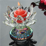 Decor: Crystal Lotus Flower Ornaments