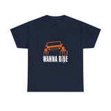 Wanna Ride Spirited Skeleton Truck T-Shirt