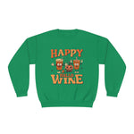 Happy Hallo Wine Crewneck Sweatshirt