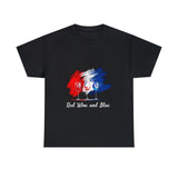 Red, Blue and Wine Independence Day T-shirt
