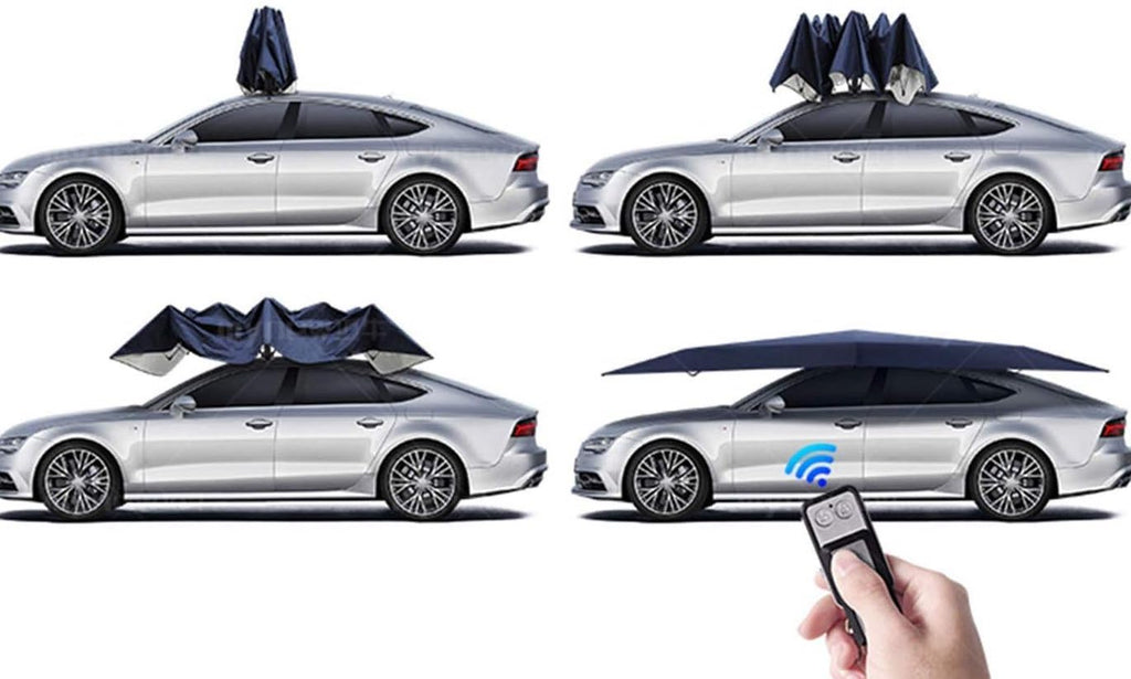 car tent umbrella Universal Waterproof Car Sun Shade Umbrella Cover Tent – Tonys Finest