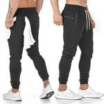 Men's Cotton Sweatpants with Towel Rack and Cell Phone Pocket