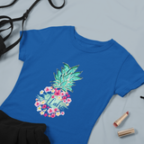 Aloha Hawaii Hawaiian Vacation Flower pineapple T-Shirt