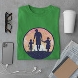 Father's Day with two kids T-Shirt
