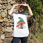 Cottagecore Frog Aesthetic Fairy Mushroom Goblincore T-Shirt