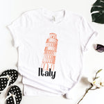 Leaning Tower of Pisa Italian Pride Italia Love Italy T-Shirt