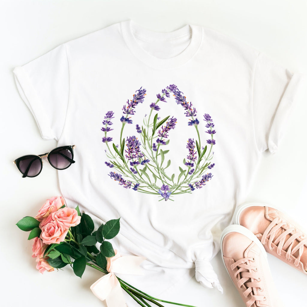 🩰🚬 Vintage 90s coquette embroidered floral waffle lavender t shirt size  large