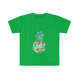 Aloha Hawaii Hawaiian Vacation Flower pineapple T-Shirt