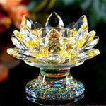 Decor: Crystal Lotus Flower Ornaments