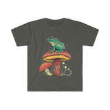 Cottagecore Frog Aesthetic Fairy Mushroom Goblincore T-Shirt