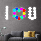 Decor: LED Wall Sensor Magnetic Quantum Lamps for Home Decoration