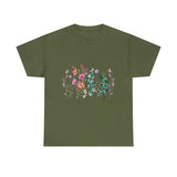 Boho Wildflowers Cottage core T-Shirt