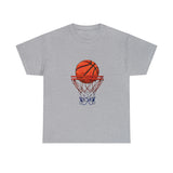 Basketball US Colors Net with Basketball Net T-Shirt