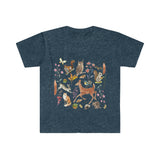 Cottage core Wildlife Animals Botanical T-Shirt Design By Tony's Finest