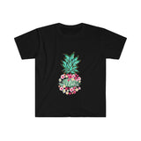 Aloha Hawaii Hawaiian Vacation Flower pineapple T-Shirt