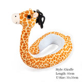 Hands Free Animal Neck Pillow With Mobile Phone Holder