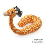 Hands Free Animal Neck Pillow With Mobile Phone Holder