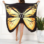 Sexy Butterfly Print Beach Cover Up