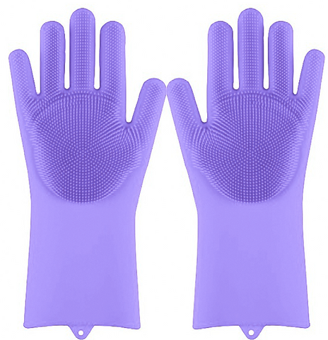 Purple online dish gloves
