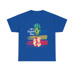 It's Summer Time Flowers Pineapple T-Shirt Design By Tony's Finest