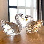 Decor: Crystal Swan Figurine Collection