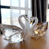 Decor: Crystal Swan Figurine Collection