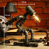 Retro Pipe Robot Edison LED Table Light