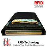 RFID Blocker Aluminum Cash ID Card Holder