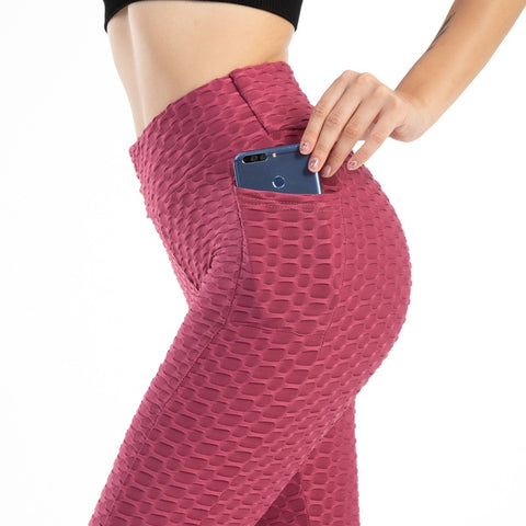 Fashion: Anti-Cellulite Fitness Leggings with Side Pockets