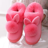 Bunny Ears Warm Indoor Slippers
